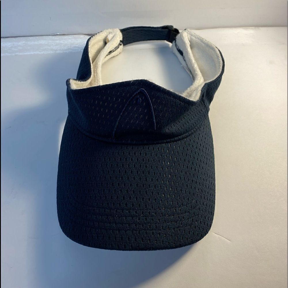 head navy blue adjustable visor